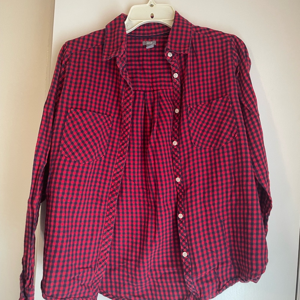 Plaid button up